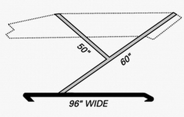 2-BOW Bimini TOP FRAME